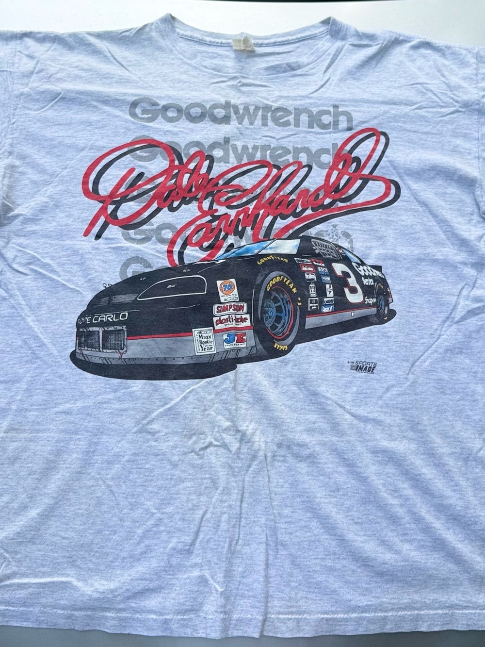 Goodwrench Dale Earnhardt Graphic Tee - White